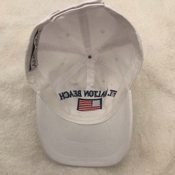 Alvin's Island for Ft. Walton Beach Florida AmFlag Adjustable White Ball Cap - Picture 3 of 13